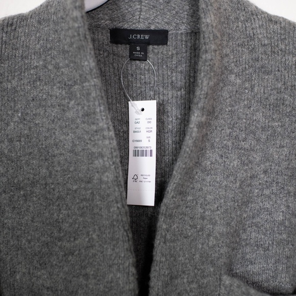 NWT J.Crew Cocoon Sweater Blazer - Picture 3 of 6